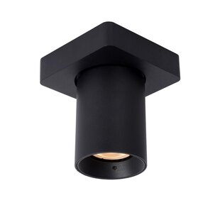 Lucide NIGEL - Foco de techo - LED Dim to Warm - GU10 - 1x5W 2200K/3000K - Negro