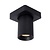 Lucide NIGEL - Ceiling spotlight - LED Dim to warm - GU10 - 1x5W 2200K/3000K - Black