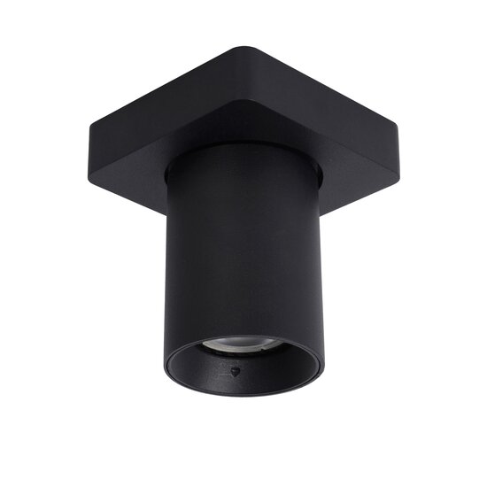 Lucide NIGEL - Foco de techo - LED Dim to Warm - GU10 - 1x5W 2200K/3000K - Negro