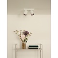 Lucide NIGEL - Spot de plafond - LED Dim to warm - GU10 - 2x5W 2200K/3000K - Blanc