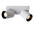 Lucide NIGEL - Deckenstrahler - LED Dim to warm - GU10 - 2x5W 2200K/3000K - Weiß