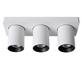 Lucide NIGEL - Foco de techo - LED Dim to Warm - GU10 - 3x5W 2200K/3000K - Blanco