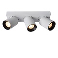 Lucide NIGEL - Spot de plafond - LED Dim to warm - GU10 - 3x5W 2200K/3000K - Blanc
