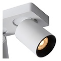 Lucide NIGEL - Spot de plafond - LED Dim to warm - GU10 - 3x5W 2200K/3000K - Blanc