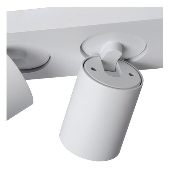 Lucide NIGEL - Spot de plafond - LED Dim to warm - GU10 - 3x5W 2200K/3000K - Blanc