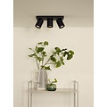 Lucide NIGEL - Spot de plafond - LED Dim to warm - GU10 - 3x5W 2200K/3000K - Noir