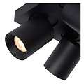 Lucide NIGEL - Foco de techo - LED Dim to Warm - GU10 - 4x5W 2200K/3000K - Negro