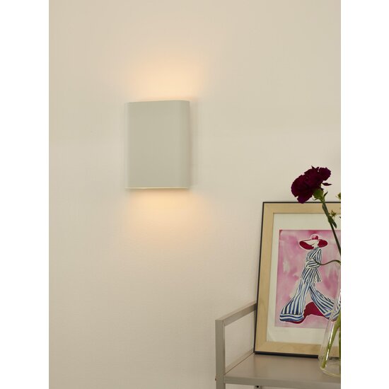 Lucide OVALIS - Wandlamp - 2xE14 - Wit