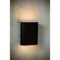 Lucide OVALIS - Wandlamp - 2xE14 - Zwart