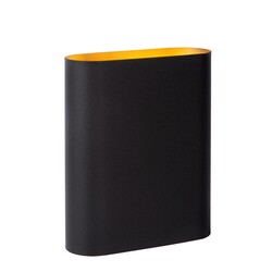 Lucide OVALIS - Wandlamp - 2xE14 - Zwart