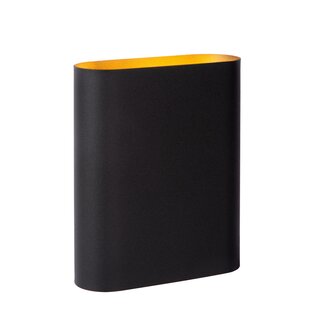 Lucide OVALIS - Wandlamp - 2xE14 - Zwart