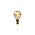 Lucide P45 - Lampe à filament - Ø 4,5 cm - LED Gradation. - E14 - 1x3W 2200K - Ambre