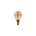Lucide P45 - Lampe à filament - Ø 4,5 cm - LED Gradation. - E14 - 1x3W 2200K - Ambre