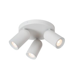 Lucide PUNCH - Deckenstrahler - Ø 21 cm - 3xGU10 - Weiß