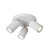 Lucide PUNCH - Plafondspot - Ø 21 cm - 3xGU10 - Wit