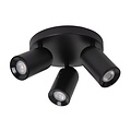 Lucide PUNCH - Spot de plafond - Ø 21 cm - 3xGU10 - Noir