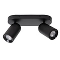 Lucide PUNCH - Plafondspot - 2xGU10 - Zwart