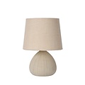 Lucide RAMZI - Lampe à poser - Ø 18 cm - 1xE14 - Beige