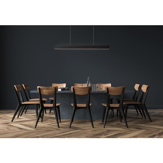 Suspension LED Lucide RAYA - Intensité variable - 1 x 36 W 2700 K - Noir