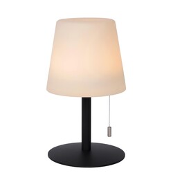 Lucide RIO - Lámpara de mesa recargable Interior/Exterior - Accu/Batería - Ø 15,5 cm - Regulación LED. - 1x1,8W 3000K - IP44 - RGB - Multicolor