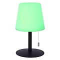 Lucide RIO - Oplaadbare Tafellamp Binnen/Buiten - Accu/Batterij - Ø 15,5 cm - LED Dimb. - 1x1,8W 3000K - IP44 - RGB - Multicolor