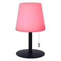 Lucide RIO - Oplaadbare Tafellamp Binnen/Buiten - Accu/Batterij - Ø 15,5 cm - LED Dimb. - 1x1,8W 3000K - IP44 - RGB - Multicolor