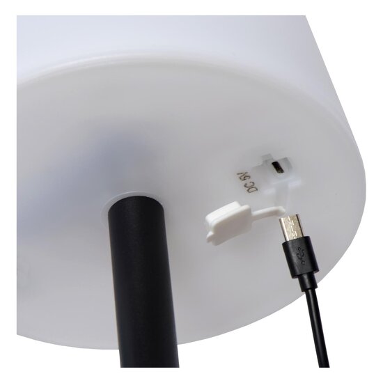 Lucide RIO - Rechargeable Table Lamp Indoor/Outdoor - Battery - Ø 15.5 cm - LED Dimmable - 1x1.8W 3000K - IP44 - RGB - Multicolor