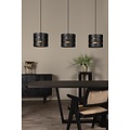 Lucide ROSAS - Pendant lamp - 3xE27 - Black
