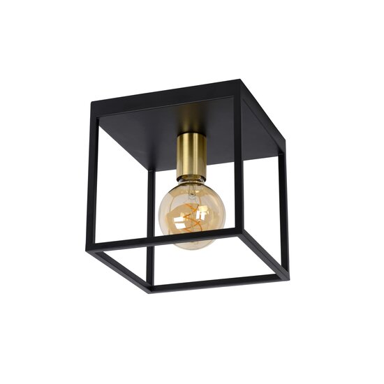 Lucide RUBEN - Ceiling lamp - 1xE27 - Black