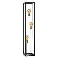 Lucide RUBEN - Floor lamp - 3xE27 - Black