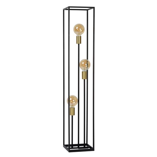 Lucide RUBEN - Floor lamp - 3xE27 - Black