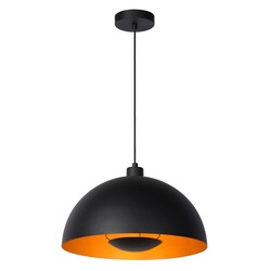 Lucide SIEMON - Hängelampe - Ø 40 cm - 1xE27 - Schwarz