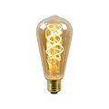 Lucide ST64 - Filament lamp - Ø 6,4 cm - LED Dimb. - E27 - 1x4,9W 2200K - Amber