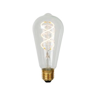 Lucide ST64 - Lámpara de filamento - Ø 6,4 cm - Atenuación LED. - E27 - 1x4,9W 2700K - Transparente