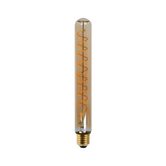 Lucide T32 - Filament lamp - Ø 3,2 cm - LED Dimb. - E27 - 1x4,9W 2200K - Amber