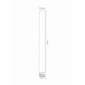 Lucide T32 - Filament lamp - Ø 3,2 cm - LED Dimb. - E27 - 1x4,9W 2200K - Amber