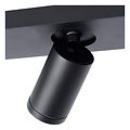Lucide TAYLOR - Plafondspot Badkamer - LED Dim to warm - GU10 - 2x5W 2200K/3000K - IP44 - Zwart