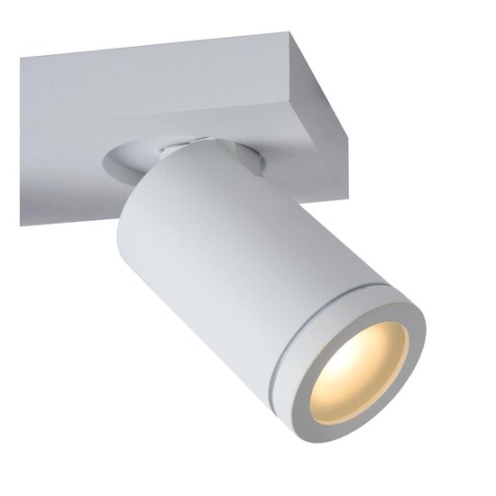 Lucide TAYLOR - Plafondspot Badkamer - LED Dim to warm - GU10 - 3x5W 2200K/3000K - IP44 - Wit