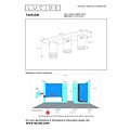 Lucide TAYLOR - Ceiling spotlight Bathroom - LED Dim to warm - GU10 - 3x5W 2200K/3000K - IP44 - White