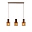 Lucide TOLEDO - Pendant lamp - Ø 20 cm - 3xE27 - Amber