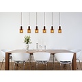 Lucide TOLEDO - Hanglamp - Ø 20 cm - 3xE27 - Amber