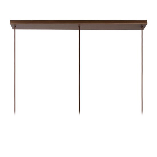 Lucide TOLEDO - Hanglamp - Ø 20 cm - 3xE27 - Amber