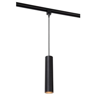Lucide TRACK FLORIS Hanglamp - 1-fase Railsysteem / Railverlichting - 1xGU10 - Zwart (Uitbreiding)