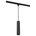 Lucide TRACK FLORIS Lampe suspendue - Système sur rail / éclairage sur rail monophasé - 1xGU10 - Noir (Expansion)