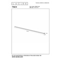 Lucide TRACK Surface-mounted rail - 1-phase rail system / rail lighting - 1 meter - Black (Extension)