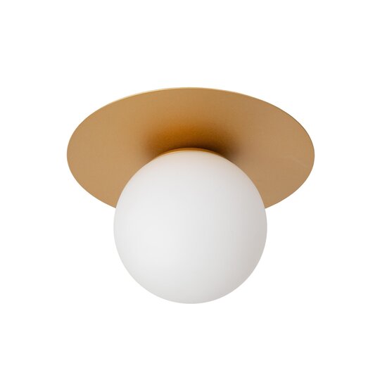 Lucide TRICIA - Deckenleuchte - Ø 25 cm - 1xE27 - Mattgold / Messing