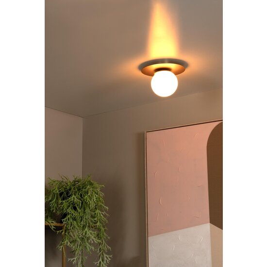 Lucide TRICIA - Deckenleuchte - Ø 25 cm - 1xE27 - Mattgold / Messing