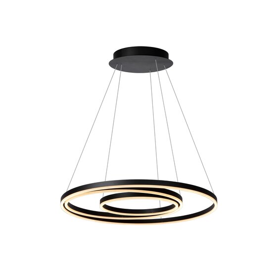 Lucide TRINITI - Hängelampe - Ø 80 cm - LED Dim. - 3000K - Schwarz