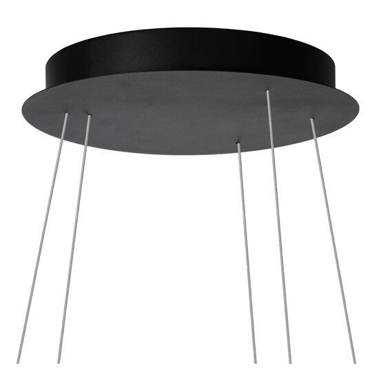Lucide TRINITI - Hängelampe - Ø 80 cm - LED Dim. - 3000K - Schwarz
