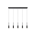 Lucide TUBULE - Pendant lamp - LED - 5x7W 2700K - Black